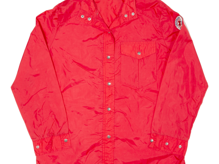 AMEREX Mens Coach Jacket Red 90s S Online Hot Sale