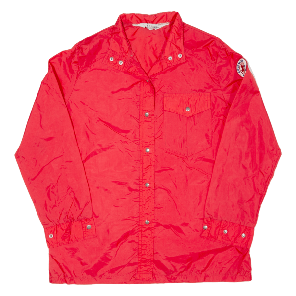 AMEREX Mens Coach Jacket Red 90s S Online Hot Sale