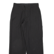 CALVIN KLEIN PinStripe Girls Trousers Black Loose Straight W26 L25 on Sale