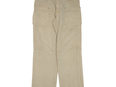 A PROPOS Cargo Womens Trousers Beige Relaxed Straight W33 L31 Sale