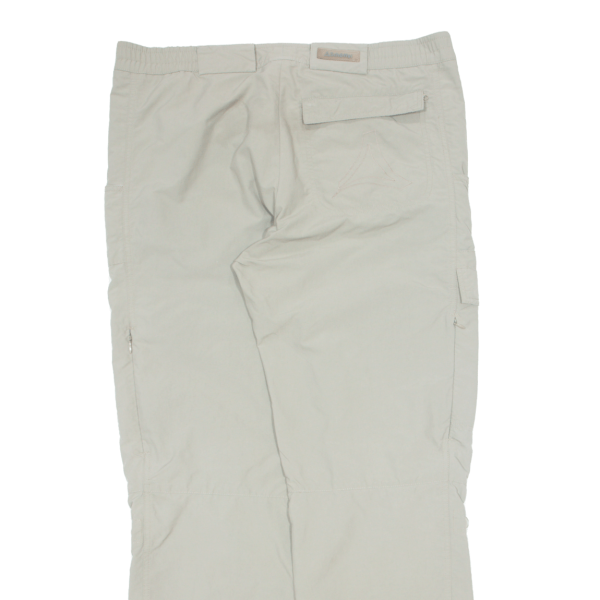 ACF BY SCHOFFEL Outdoor Mens Trousers Beige Regular Straight Nylon W39 L32 Discount