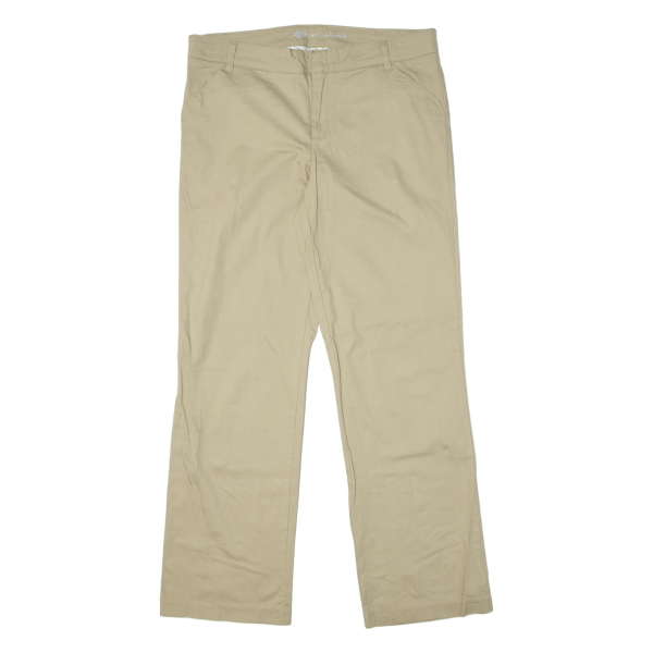 DICKIES Workwear Mens Trousers Beige Relaxed Straight W36 L32 Sale