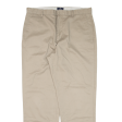 DOCKERS D4 Mens Trousers Beige Relaxed Straight W36 L32 For Discount