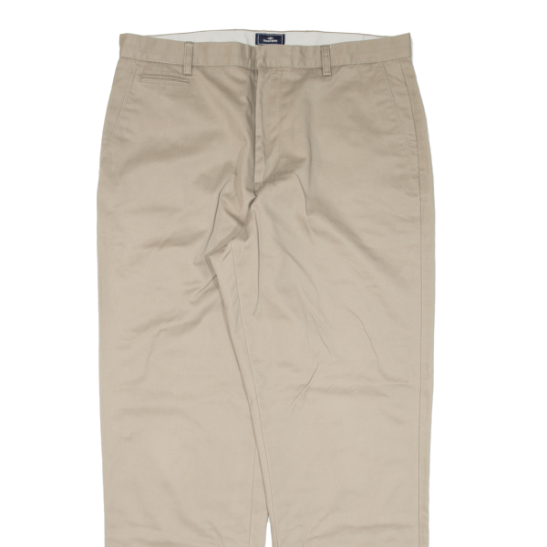 DOCKERS D4 Mens Trousers Beige Relaxed Straight W36 L32 For Discount