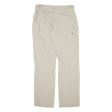 3P Cargo Zip-off Womens Trousers Beige Regular Straight W31 L31 Online