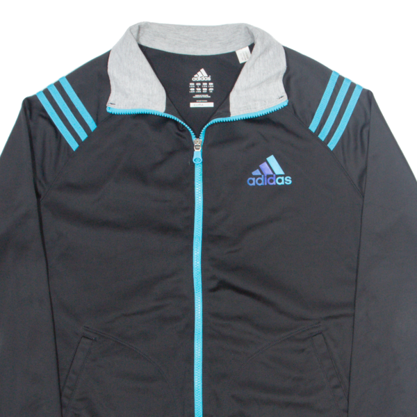 ADIDAS Boys Track Jacket Black L on Sale