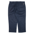 DICKIES Workwear Mens Trousers Blue Regular Straight W38 L24 Hot on Sale