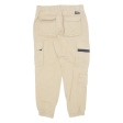 Cargo Womens Trousers Beige Regular Tapered W31 L26 Discount