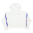 CHAMPION Cropped Womens Cream Hoodie Full Zip L Hot on Sale