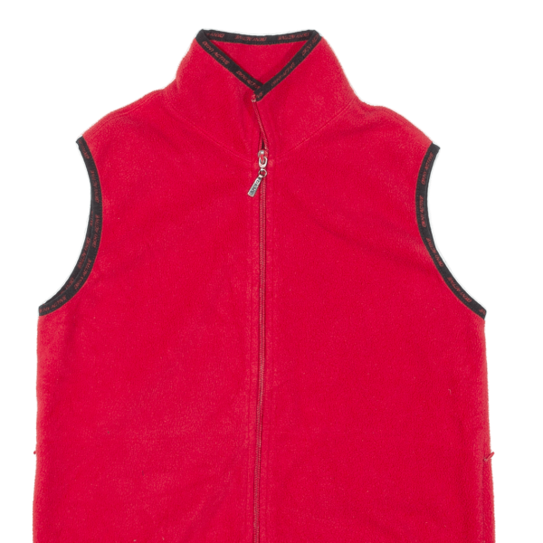 DKNY Active Boys Fleece Gilet Red L on Sale