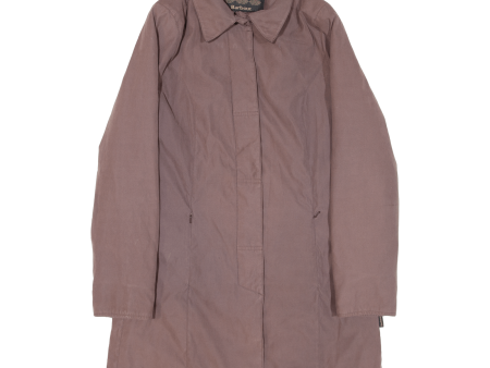 BARBOUR Insulated Womens Rain Coat Purple M For Sale