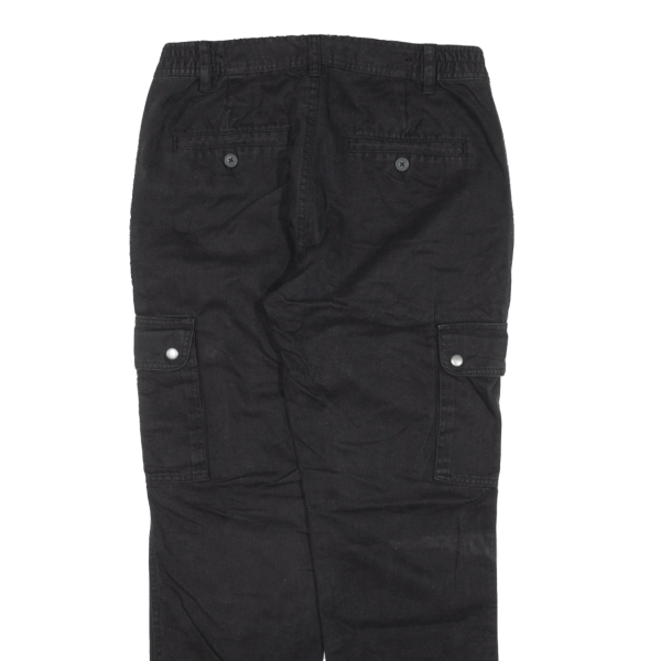 CLIQUE Cargo Womens Trousers Black Regular Straight W32 L27 For Sale