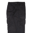 Cargo Womens Trousers Black Relaxed Tapered W30 L27 For Sale