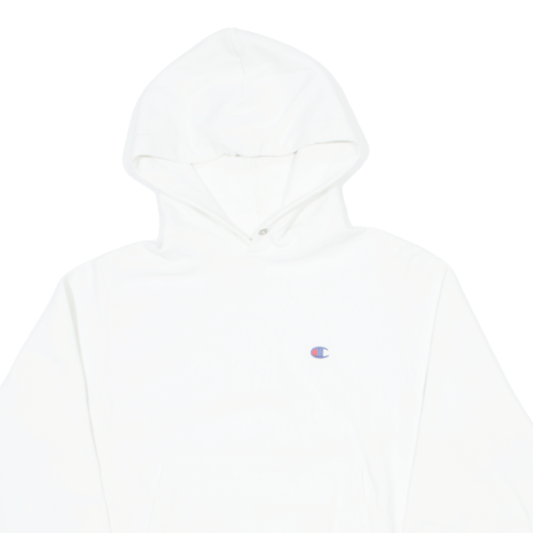 CHAMPION REVERSE WEAVE Mens White Hoodie S Sale