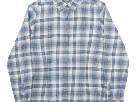 PENDLETON Womens Shirt Blue Check Long Sleeve L Discount