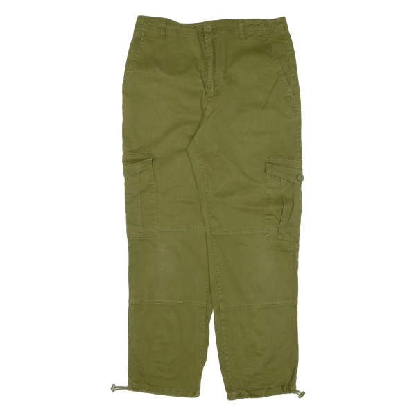 Cargo Womens Trousers Green Regular Tapered W31 L27 Online