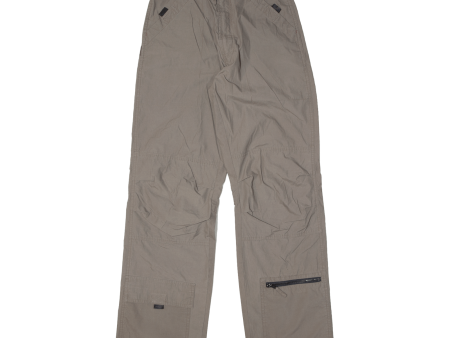 CLOCKHOUSE Outdoor Mens Trousers Brown Regular Straight W26 L32 Online now