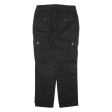 CLIQUE Cargo Womens Trousers Black Regular Straight W32 L27 For Sale