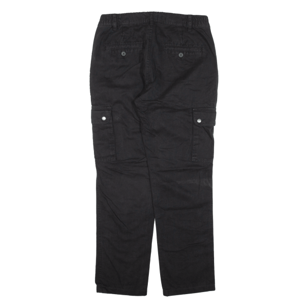 CLIQUE Cargo Womens Trousers Black Regular Straight W32 L27 For Sale