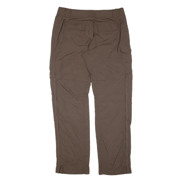 COLUMBIA Cargo Zip-off Womens Trousers Brown Regular Straight W33 L31 Sale