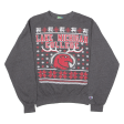 CHAMPION Lake Michigan College Redhawks Christmas Mens Sweatshirt Grey USA S Supply