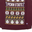 CHAMPION Penn State Christmas Mens T-Shirt Maroon Long Sleeve M For Discount