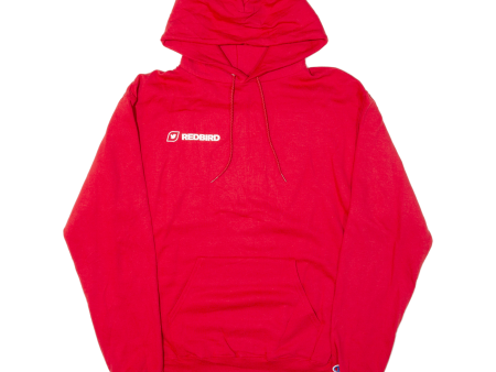 CHAMPION Mens Red Hoodie M For Discount