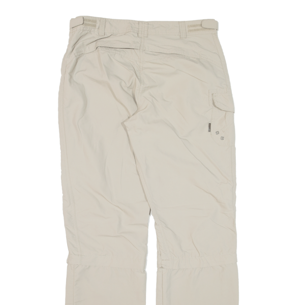 3P Cargo Zip-off Womens Trousers Beige Regular Straight W31 L31 Online