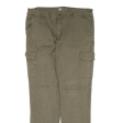 CHICOREE Cargo Womens Trousers Green Regular Tapered W33 L28 Online