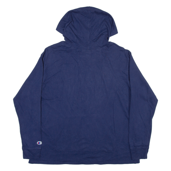 CHAMPION Womens Blue Hoodie L Cheap