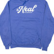 CHAMPION The Neal Agency Mens Blue Hoodie L Online Hot Sale