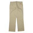 DICKIES Workwear Mens Trousers Beige Relaxed Straight W36 L32 Sale