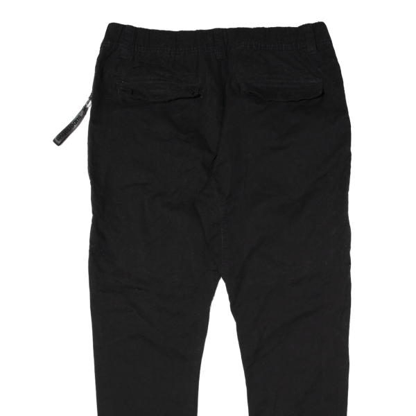 CLOCKHOUSE Cargo Mens Trousers Black Slim Tapered W36 L30 Hot on Sale