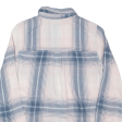 ABERCROMBIE & FITCH Womens Shirt Pink Check Long Sleeve S Online Sale