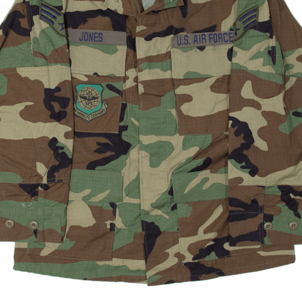 AMERICAN APPAREL INC US Air Force Woodland Short Mens Military Jacket Green Camouflage S Online Hot Sale