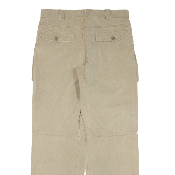 A PROPOS Cargo Womens Trousers Beige Relaxed Straight W33 L31 Sale