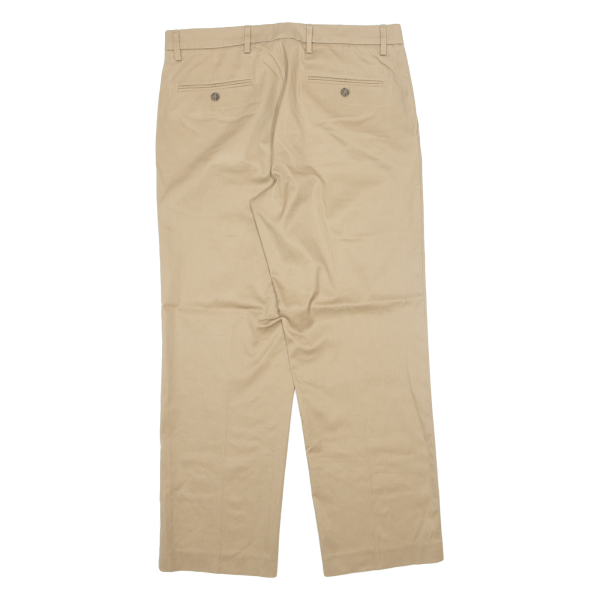 DOCKERS D2 Khaki Mens Trousers Beige Regular Straight W34 L29 Hot on Sale