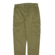 Cargo Womens Trousers Green Slim Tapered W26 L28 Cheap