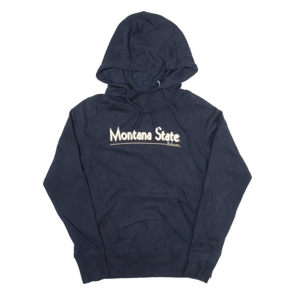 CHAMPION Montana State Bobcats Womens Blue Hoodie USA S Supply