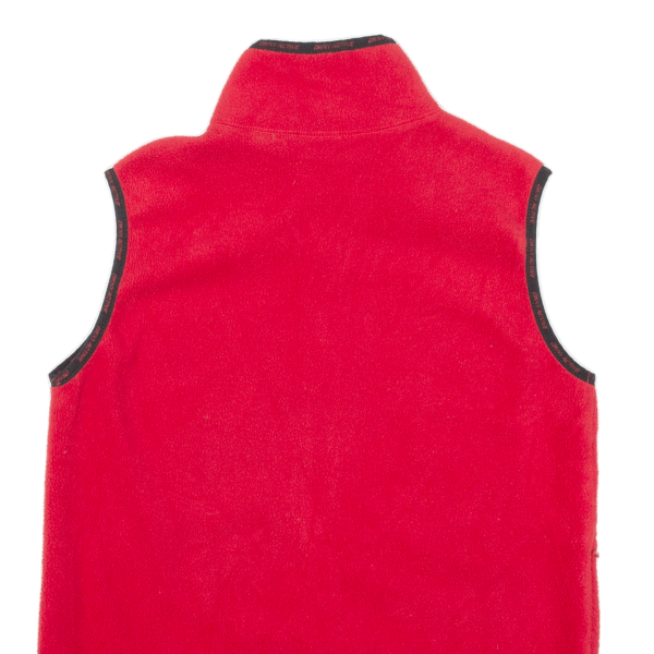 DKNY Active Boys Fleece Gilet Red L on Sale