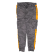 BLACK SQUAD Cargo Camo Womens Trousers Grey Regular Tapered W30 L27 Online Hot Sale