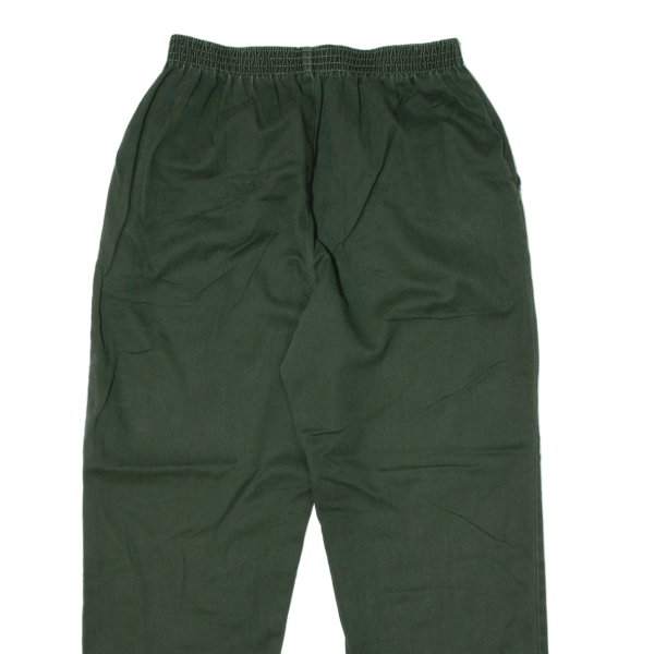 CHIC Womens Trousers Green Regular Tapered 90s W26 L27 Hot on Sale