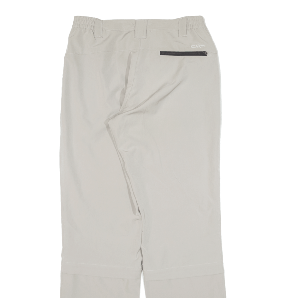 CMP Zip-off Womens Trousers Grey Regular Straight W29 L30 Hot on Sale