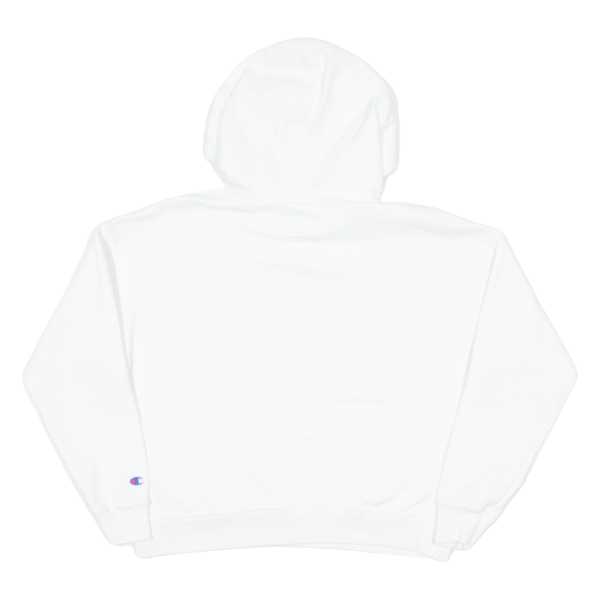 CHAMPION Womens White Hoodie L Fashion