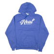 CHAMPION The Neal Agency Mens Blue Hoodie L Online Hot Sale