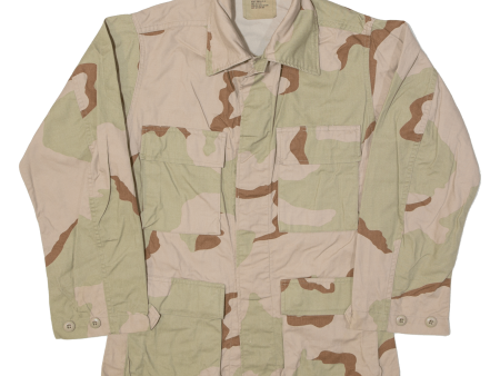 Army Mens Military Jacket Beige Camouflage XS For Sale