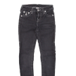 TRUE RELIGION Womens Jeans Black Slim Skinny W24 L27 Online now