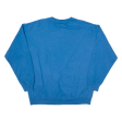 ATHLETIC WORKS Mens Sweatshirt Blue L Hot on Sale