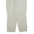 ACF BY SCHOFFEL Outdoor Mens Trousers Beige Regular Straight Nylon W39 L32 Discount