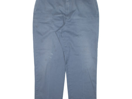 DICKIES Workwear Mens Trousers Blue Regular Straight W38 L28 Online Hot Sale